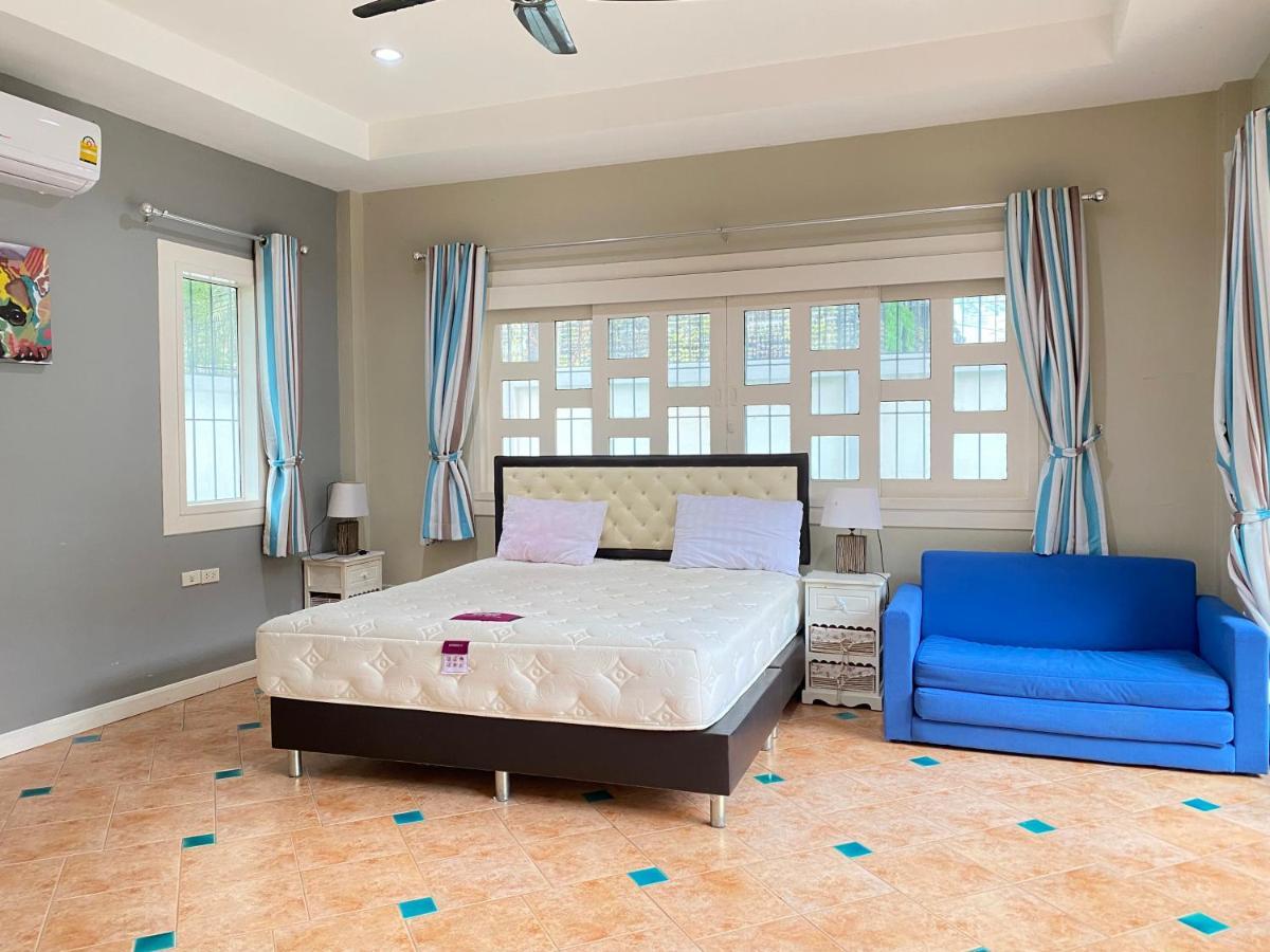 Simple Euro Villa,50m To Beach,6+2br,bbq,golf,karaoke Pattaya