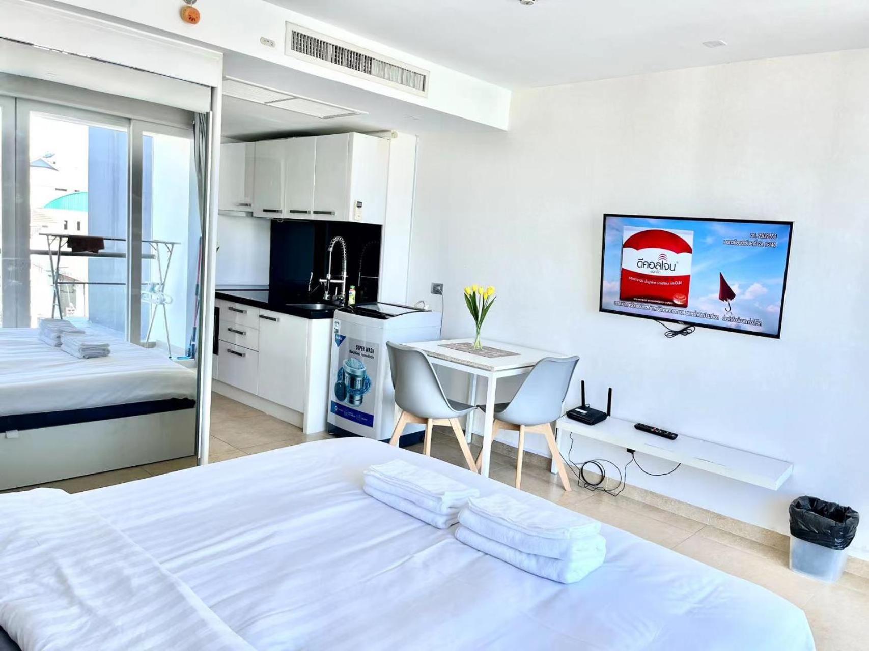 芭提雅中心地带 Centara Avenue 一房公寓 6楼 紧邻海滩，酒吧街，高速互联网 Apartment Pattaya