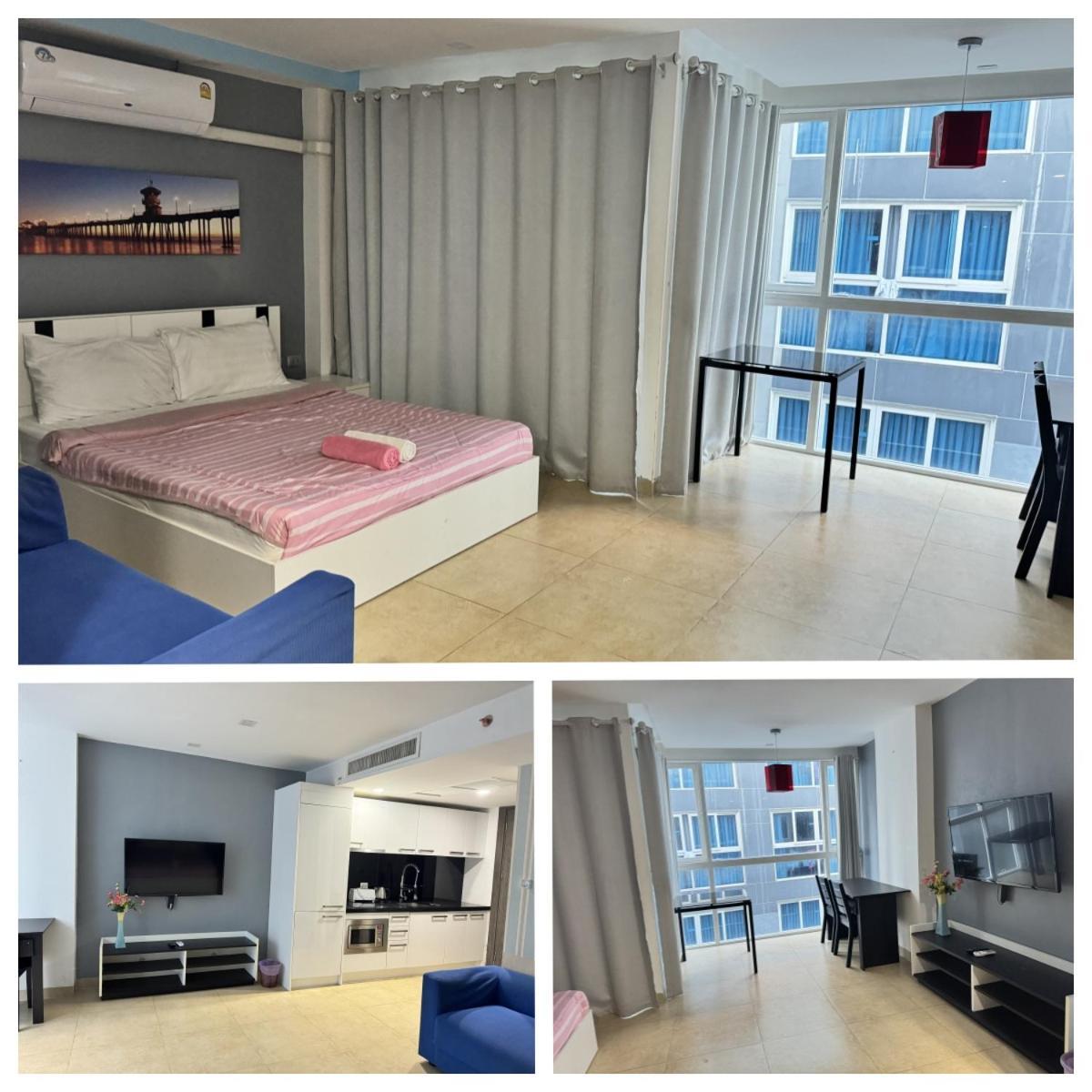 芭提雅中心地带 Centara Avenue 一房公寓6楼紧邻海滩, 酒吧街, 购物中心 Apartment Pattaya