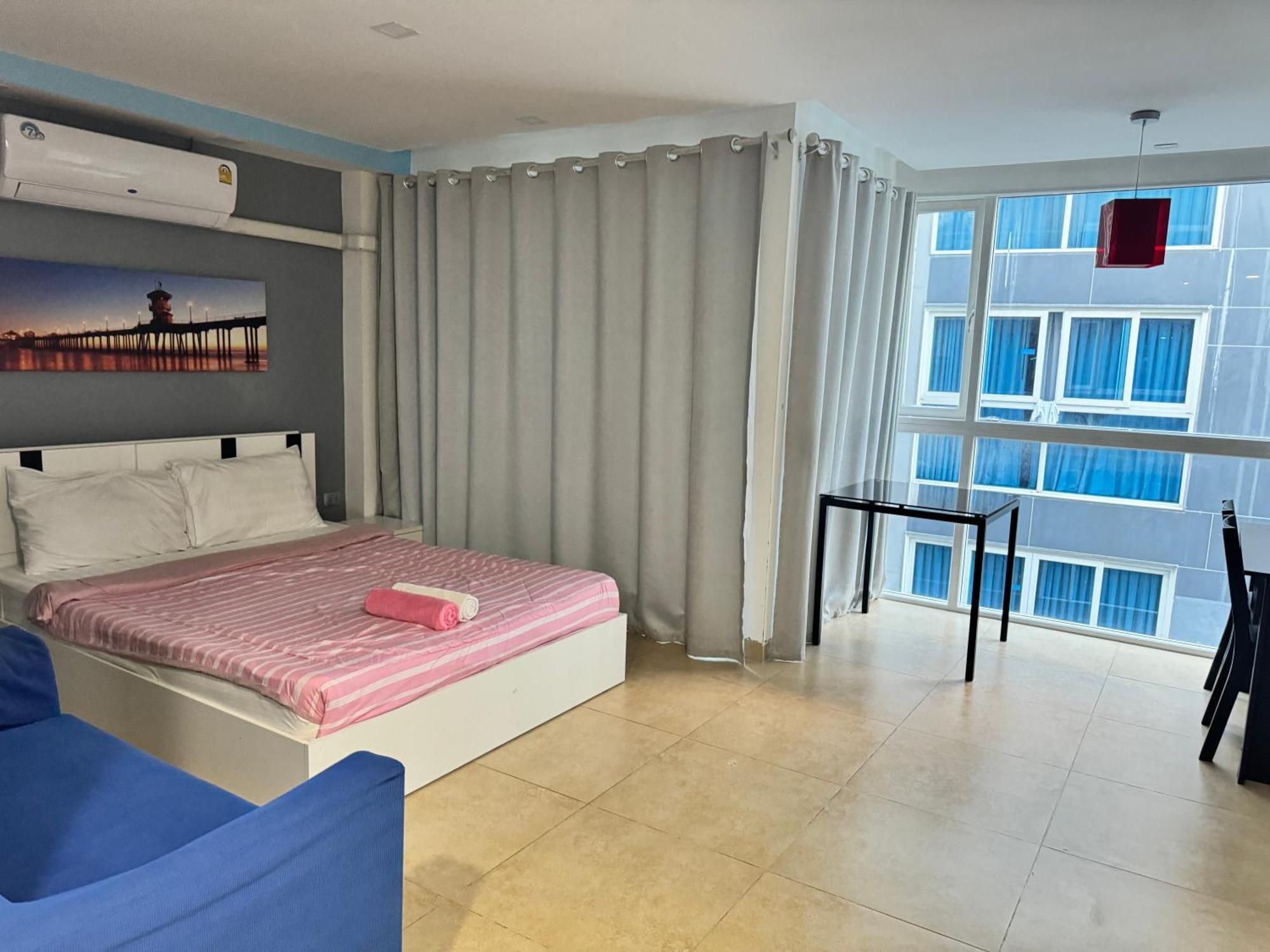 芭提雅中心地带 Centara Avenue 一房公寓6楼紧邻海滩, 酒吧街, 购物中心 Apartment Pattaya