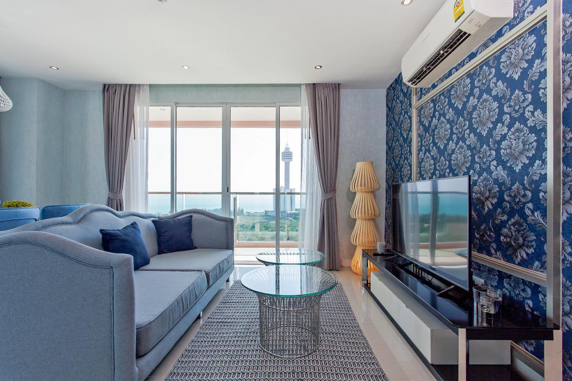 Apartment Grande Carribean - Seaview - Jomtien -free Taxi From The Airport *