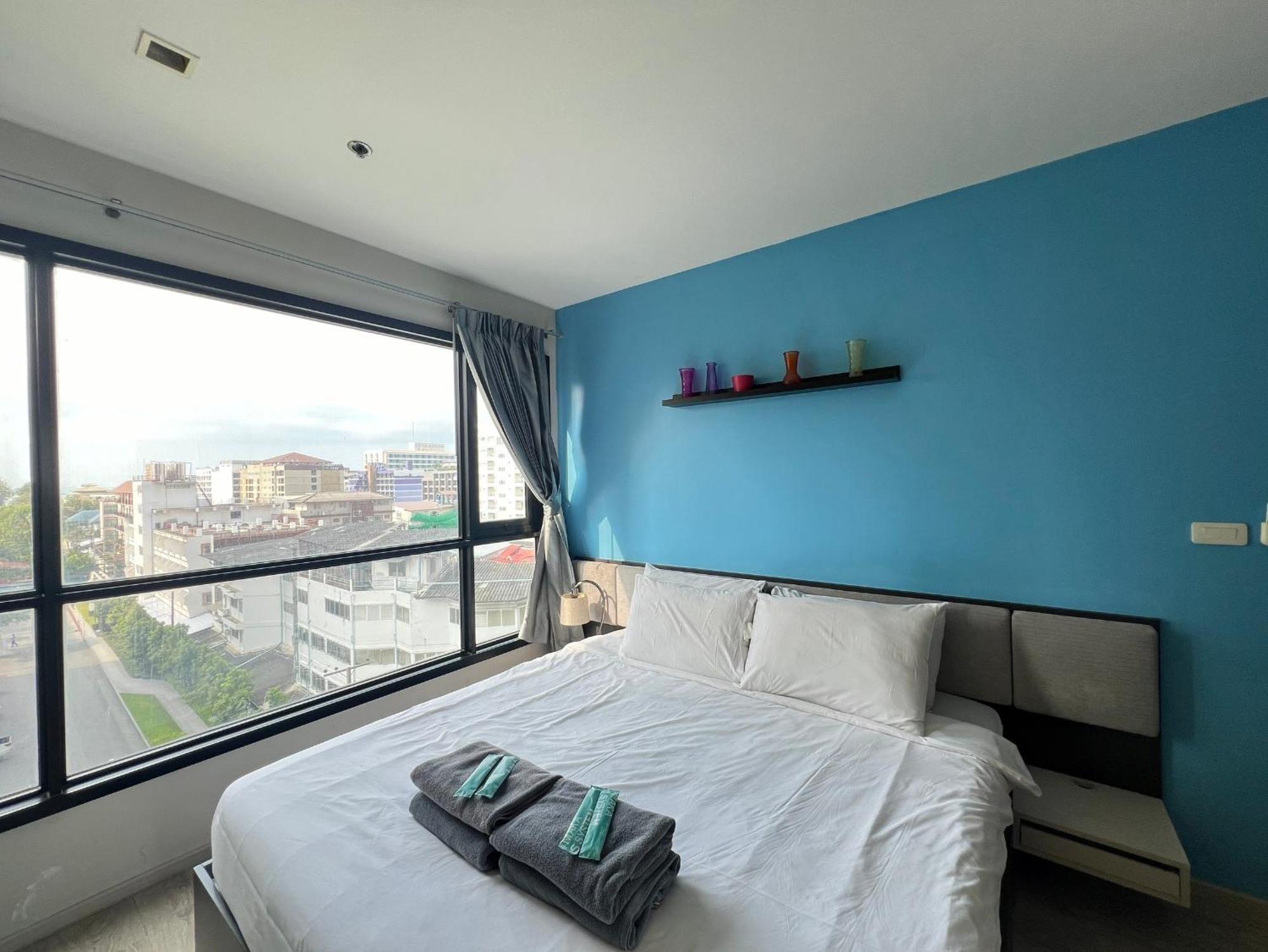 Downtown Lux Fun 2bedroom Rooftop Pool #taa936 Pattaya