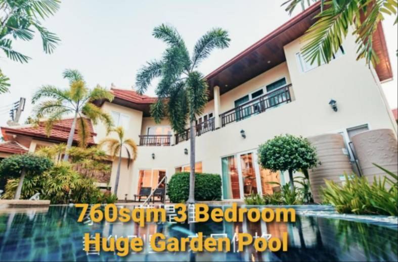 Villa Luxury & Huge Garden Pool Semi-4bed Near & Walking Street