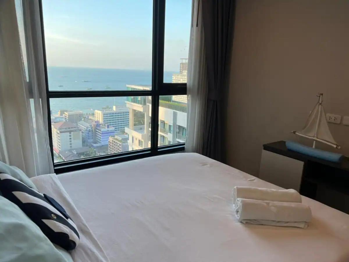Downtown Lux Fun Sea View Rooftop Pool #ta31317 อพาร์ทเม้น