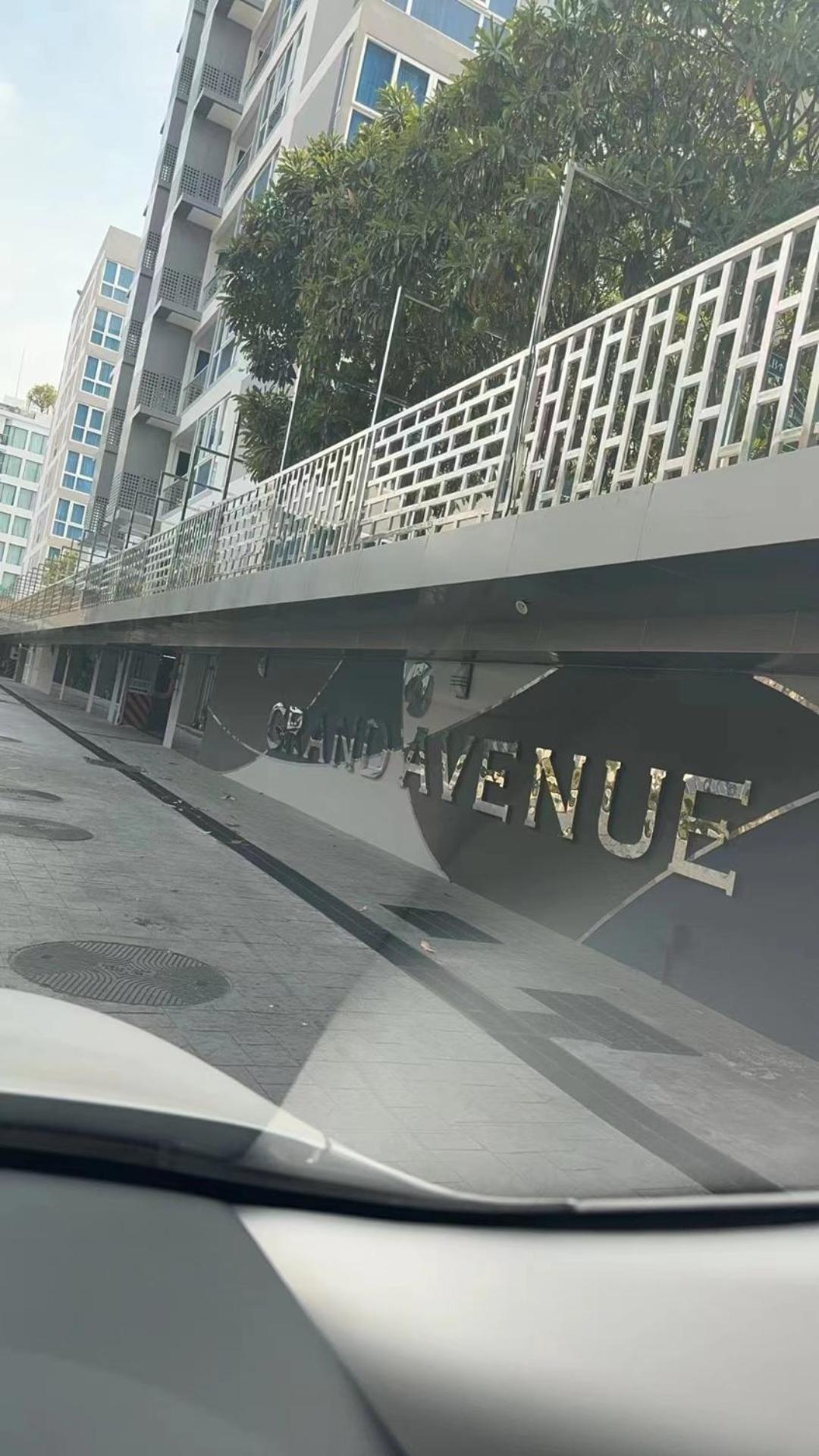 芭堤雅市中心 Grand Avenue 一卧室公寓城景酒吧街 高速互联网智能电视 Apartment Pattaya