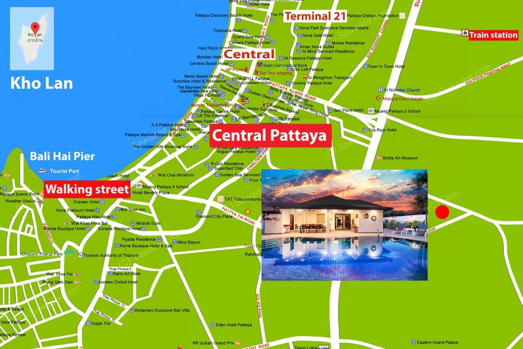 Villa Sabai Minutes To City, Beach, Walkingstreet * Pattaya
