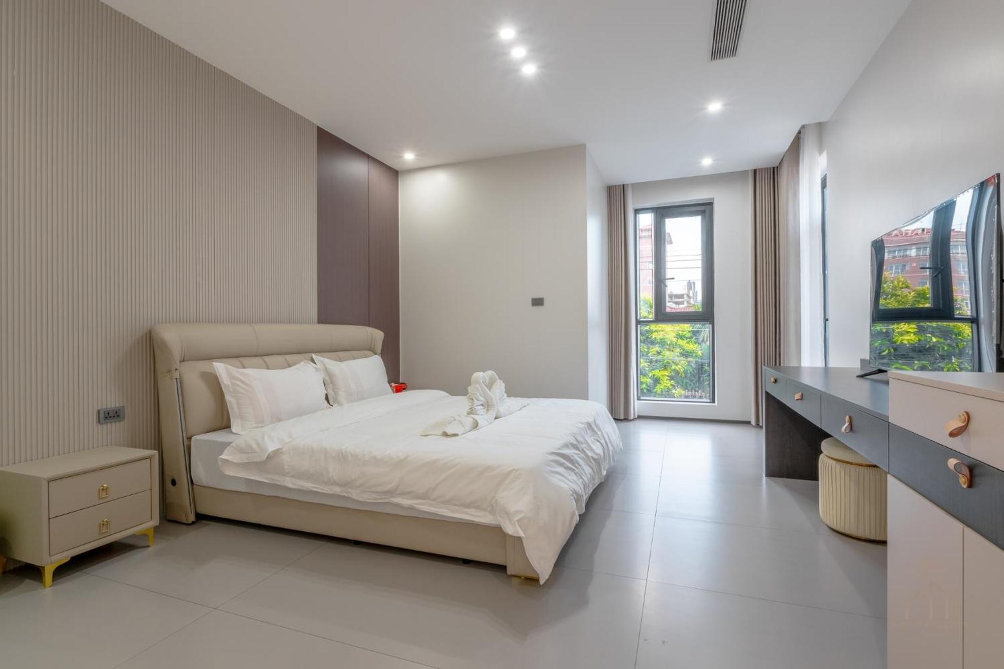 Urban 4 Bedroom-independent Swimming Pool And Ktv
