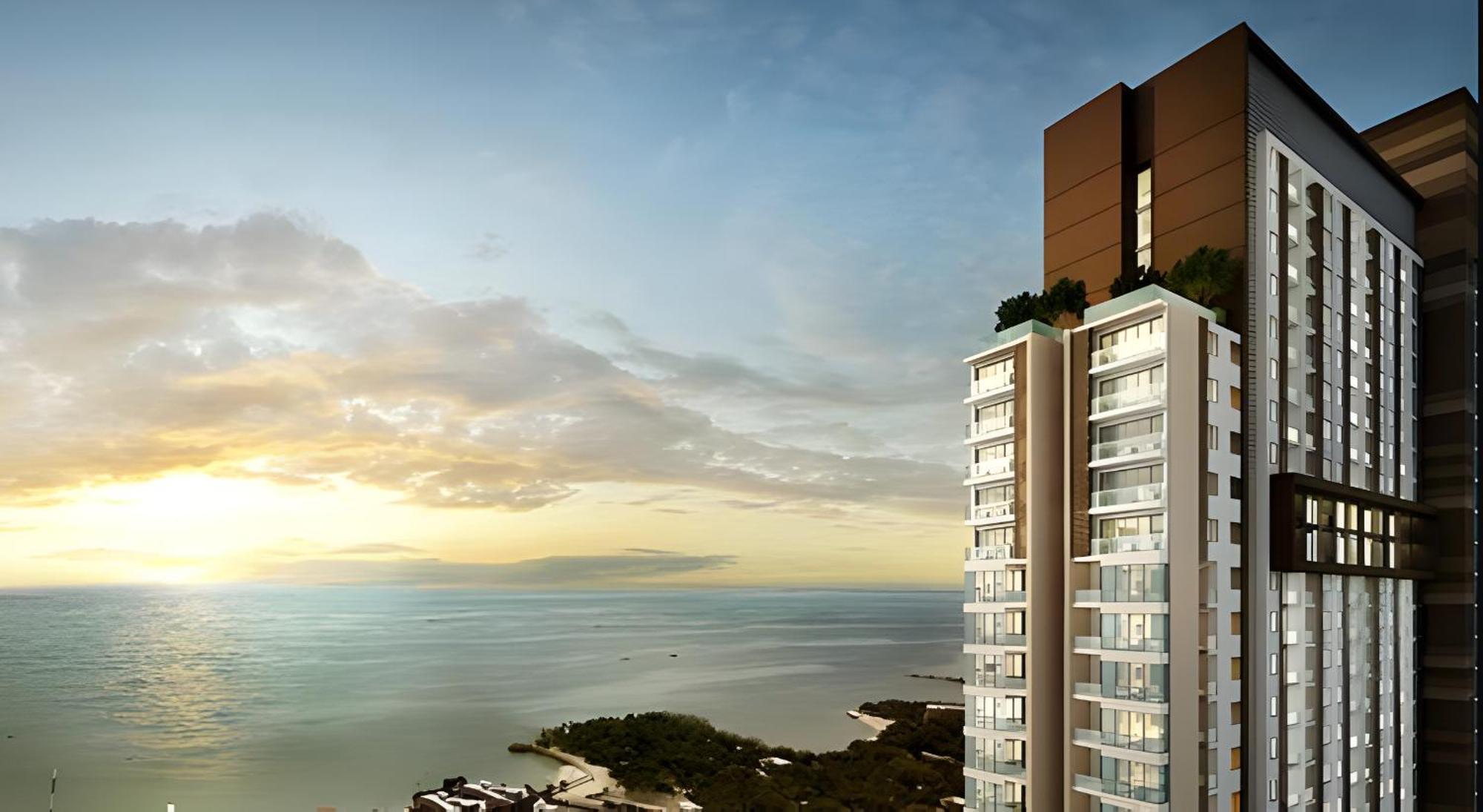 Apartment Sea View 2 Bedroom On 39fl Near Walking Street *