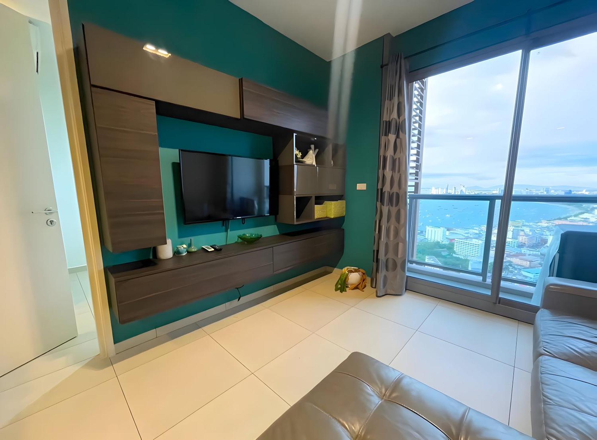 Apartment Sea View 2 Bedroom On 39fl Near Walking Street *