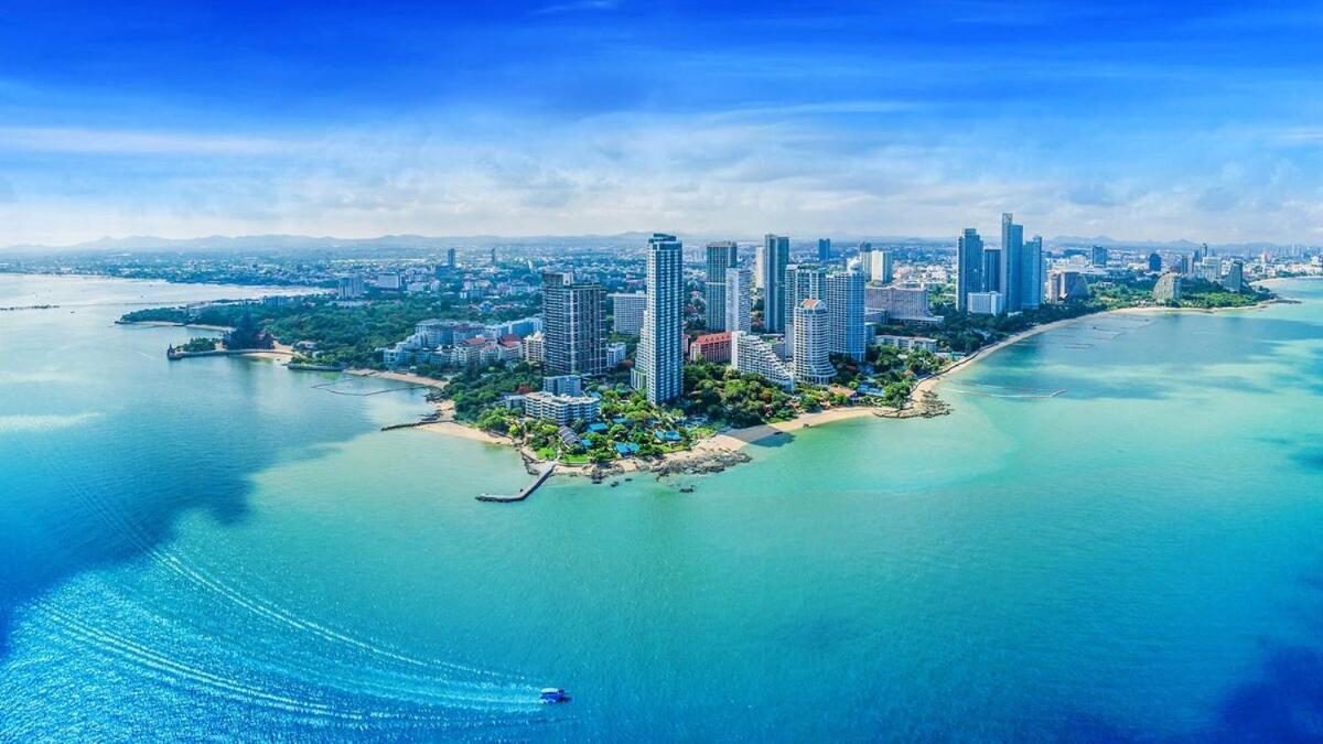 Apartamento The Palm Wongamat ,world Class Luxury Seaview Condo, Private The Sanctuary Of Truth Pattaya