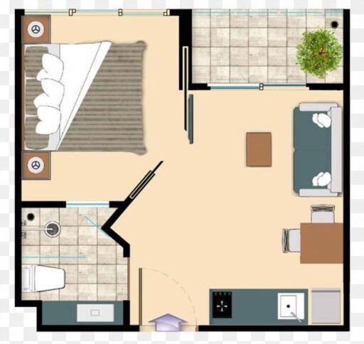 Bright Corner Apartment, Location Pattaya