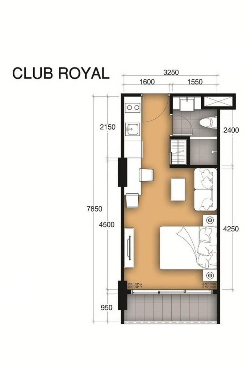 Club Royal Hideaway Steps From Private Pattaya