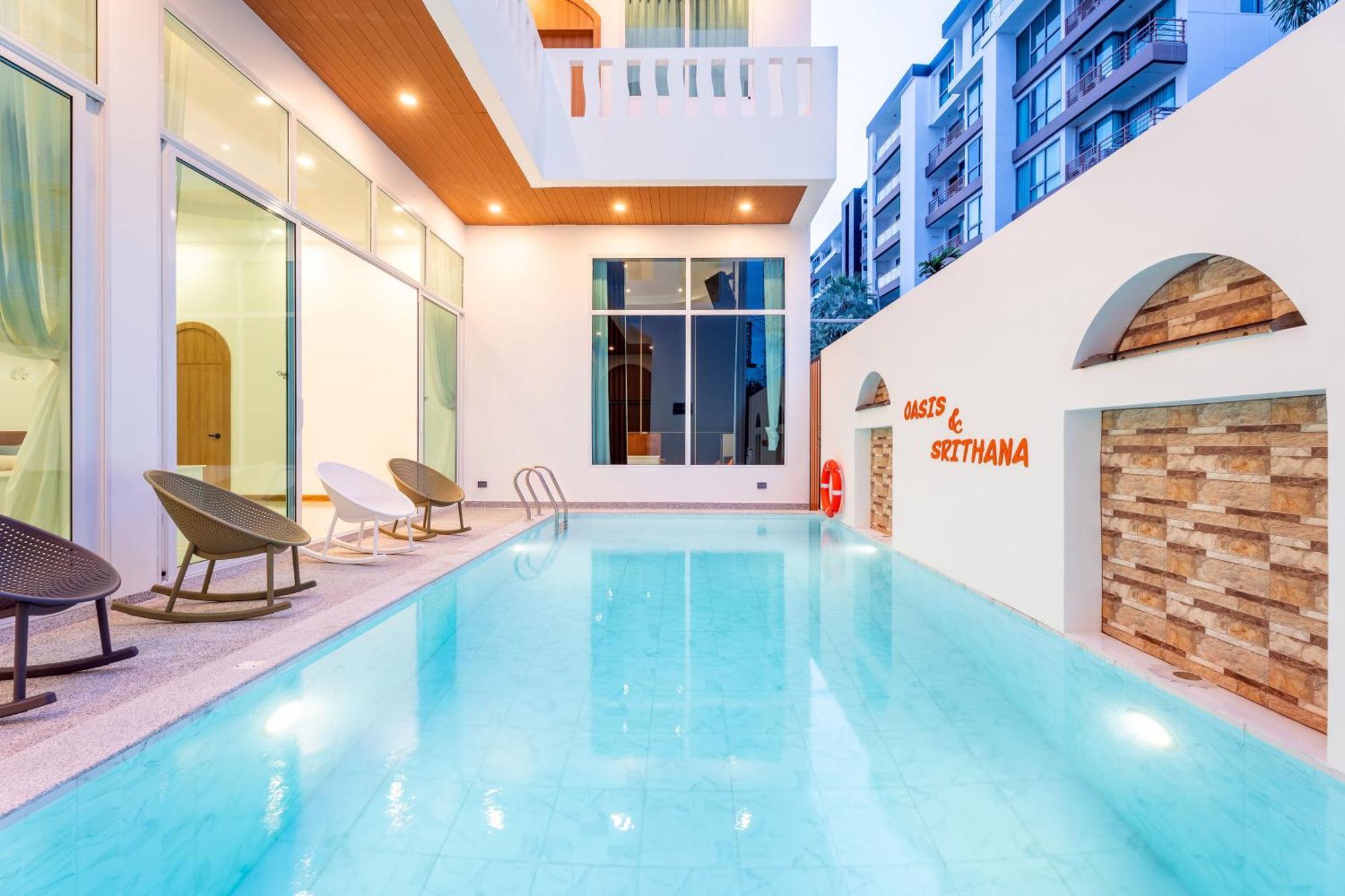 Downtown Oasis 芭提雅市中心独栋泳池别墅 A 5卧6卫 Ktv Bbq 芭提雅海滩步行街500m Villa