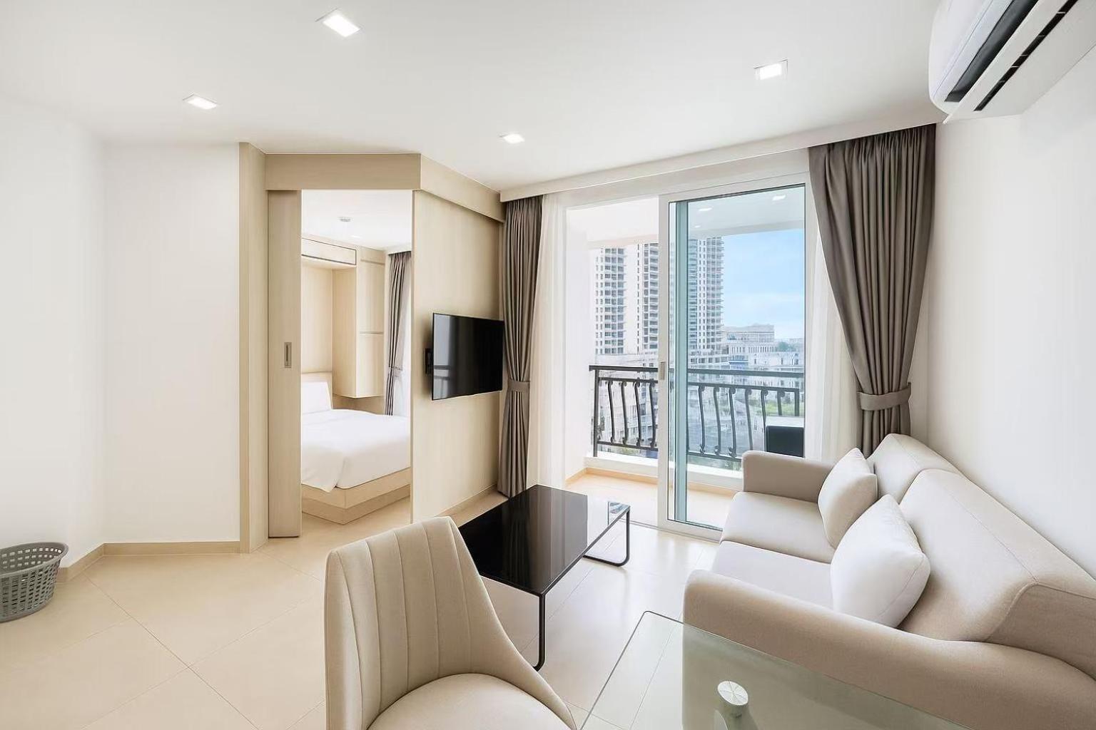 Apartment 芭提雅市中心民宿预定 Olympus水系公寓酒店 健身房 步行街 海滩附近 一居室 Pattaya