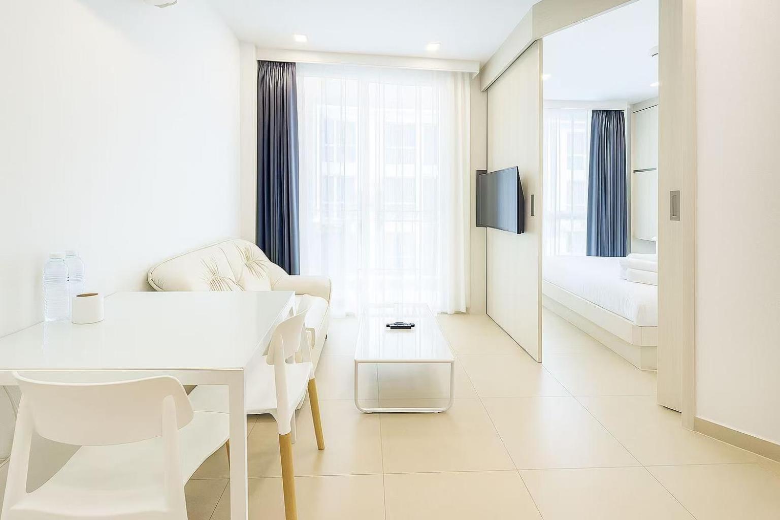 芭提雅市中心民宿预定 Olympus水系公寓酒店 健身房 步行街 海滩附近 一居室 * Pattaya