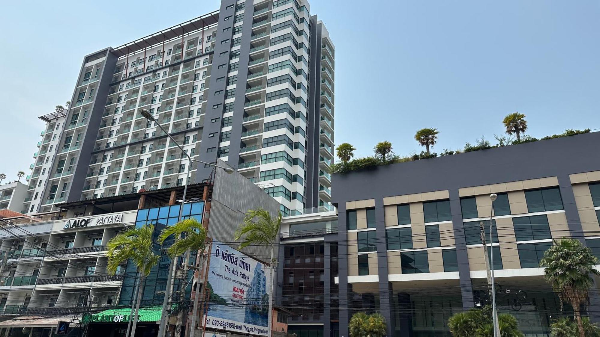 The Axis Pattayaใจกลางเมืองวิวทะเลภูเขา Apartment *