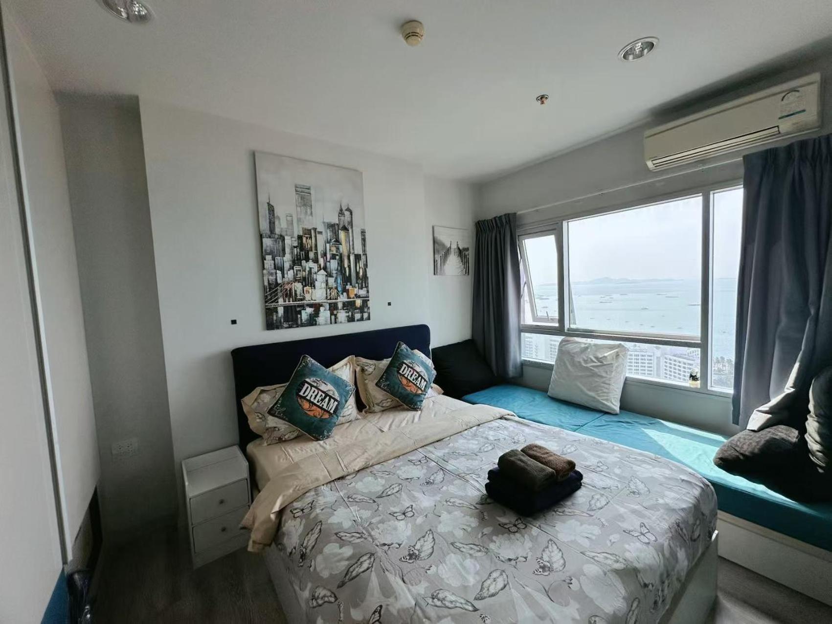 Centric Sea Pattaya无遮挡正海景芭提雅最美海岸线 顶楼无边泳池健身房 อพาร์ทเม้น Pattaya