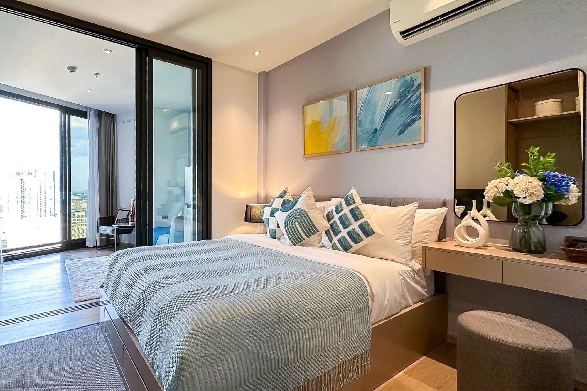 芭提雅 市中心 海景酒店公寓预订 无边泳池 海滩 日光浴 健身房21f Apartment Pattaya