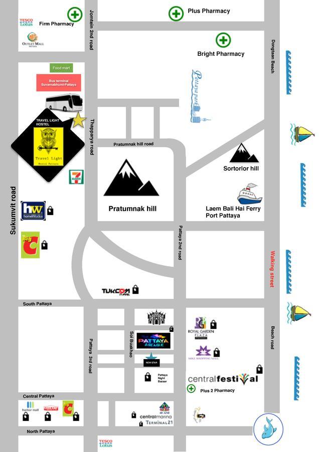 Travel Light Hostel Pattaya