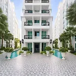 อพาร์ทเม้น 芭提雅市中心民宿预定 Olympus水系公寓酒店 健身房 步行街 海滩附近 一居室