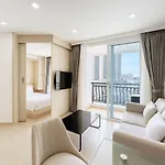 อพาร์ทเม้น 芭提雅市中心民宿预定 Olympus水系公寓酒店 健身房 步行街 海滩附近 一居室 Pattaya