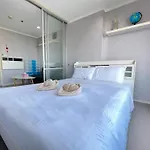 Nl-市区高层海景公寓-门口有双条车-室内设施齐全-近 Terminal 21-免费游池和健身-lumpini โรงแรม *