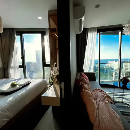 Newest!& Rare 2bdrms Ocean Facing Balcony #ef23914 * Pattaya