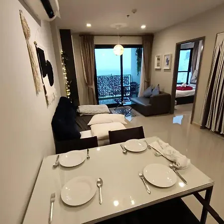 Downtown Lux Fun 2bdr Seaview High Floor #taa49325 * Pattaya