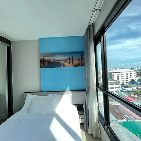 Apartment Downtown Lux Fun Rooftop Pool #ta1087 Pattaya