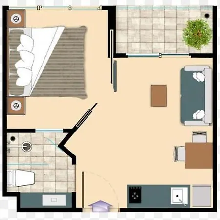 Bright Corner Apartment, Location Pattaya