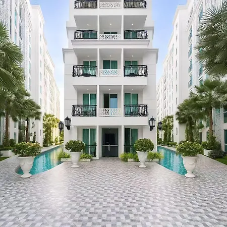 Apartment 芭提雅市中心民宿预定 Olympus水系公寓酒店 健身房 步行街 海滩附近 一居室
