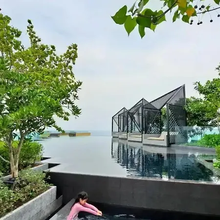 Apartment 25edge芭提雅网红一居室公寓步行海滩