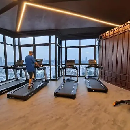Apartment 25edge芭提雅网红一居室公寓步行海滩