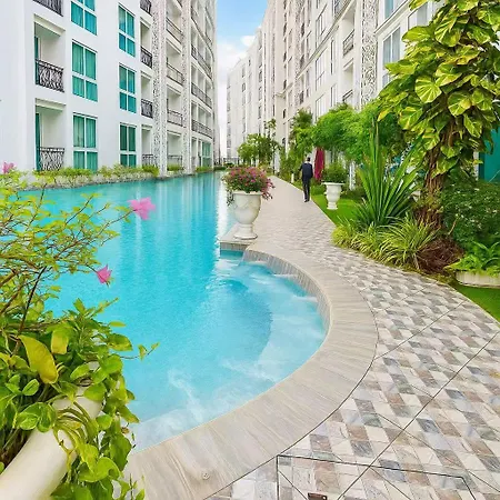 Apartment 芭提雅市中心民宿预定 Olympus水系公寓酒店 健身房 步行街 海滩附近 一居室