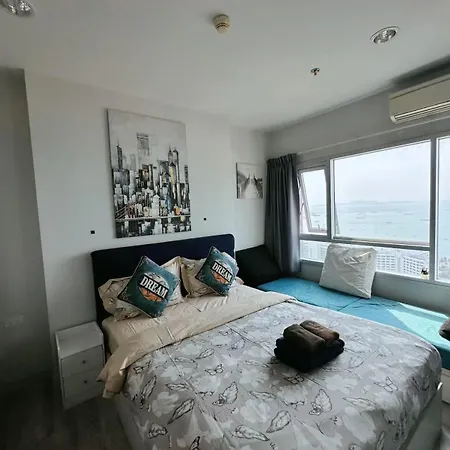 Centric Sea Pattaya无遮挡正海景芭提雅最美海岸线 顶楼无边泳池健身房 Apartment Pattaya