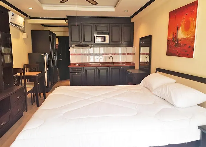 Jomtien Beach Condo Sea View Studio Apartment 12Th Floor