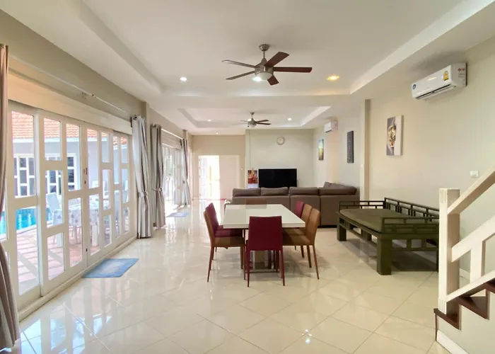 Simple Euro Villa,50M To Beach,6+2Br,Bbq,Golf,Karaoke