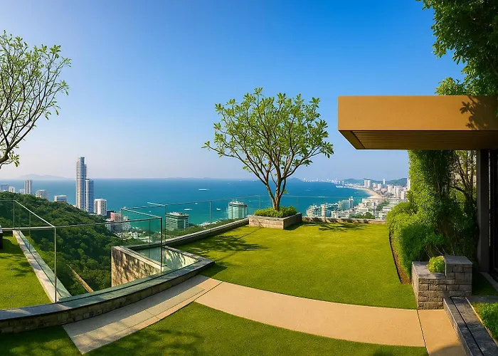 Luxury Hill Pool View Near Beach And Walking Street In Pattaya