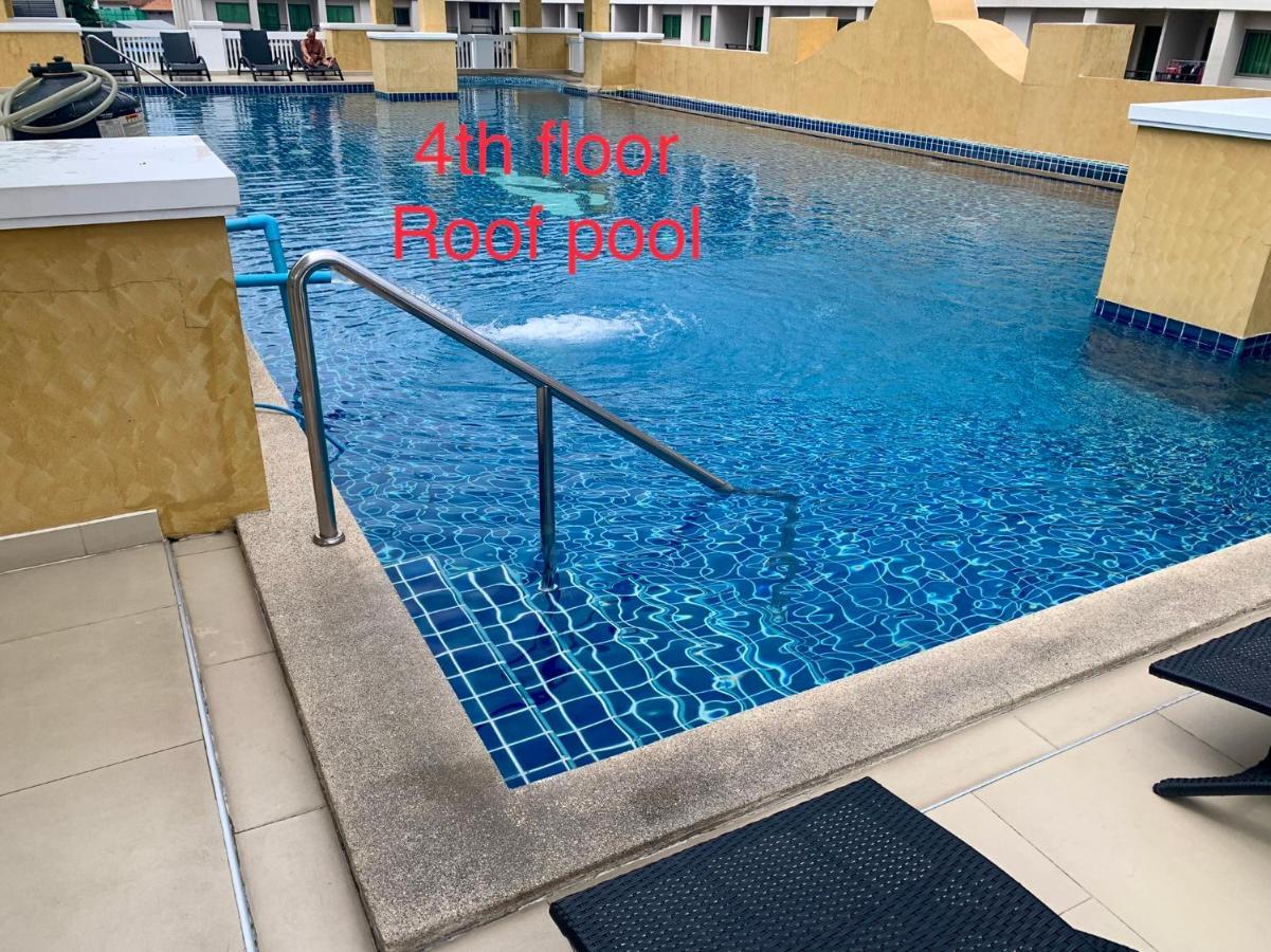 Apartment C1a1步行街附近 豪华公寓 1楼直通泳池arcadia 高速网络智能电视 Pattaya