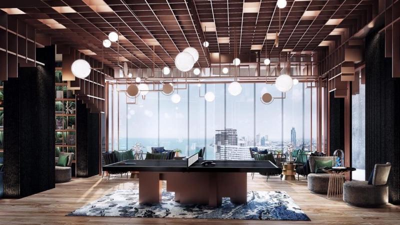 Apartment Downtown Chic Rooftop Pool #e651 Pattaya