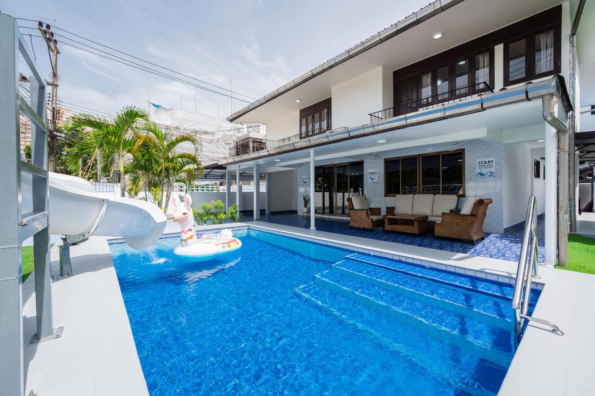 Villa Greta ใกล้ชายหาด ใจกลางเมือง Pattaya