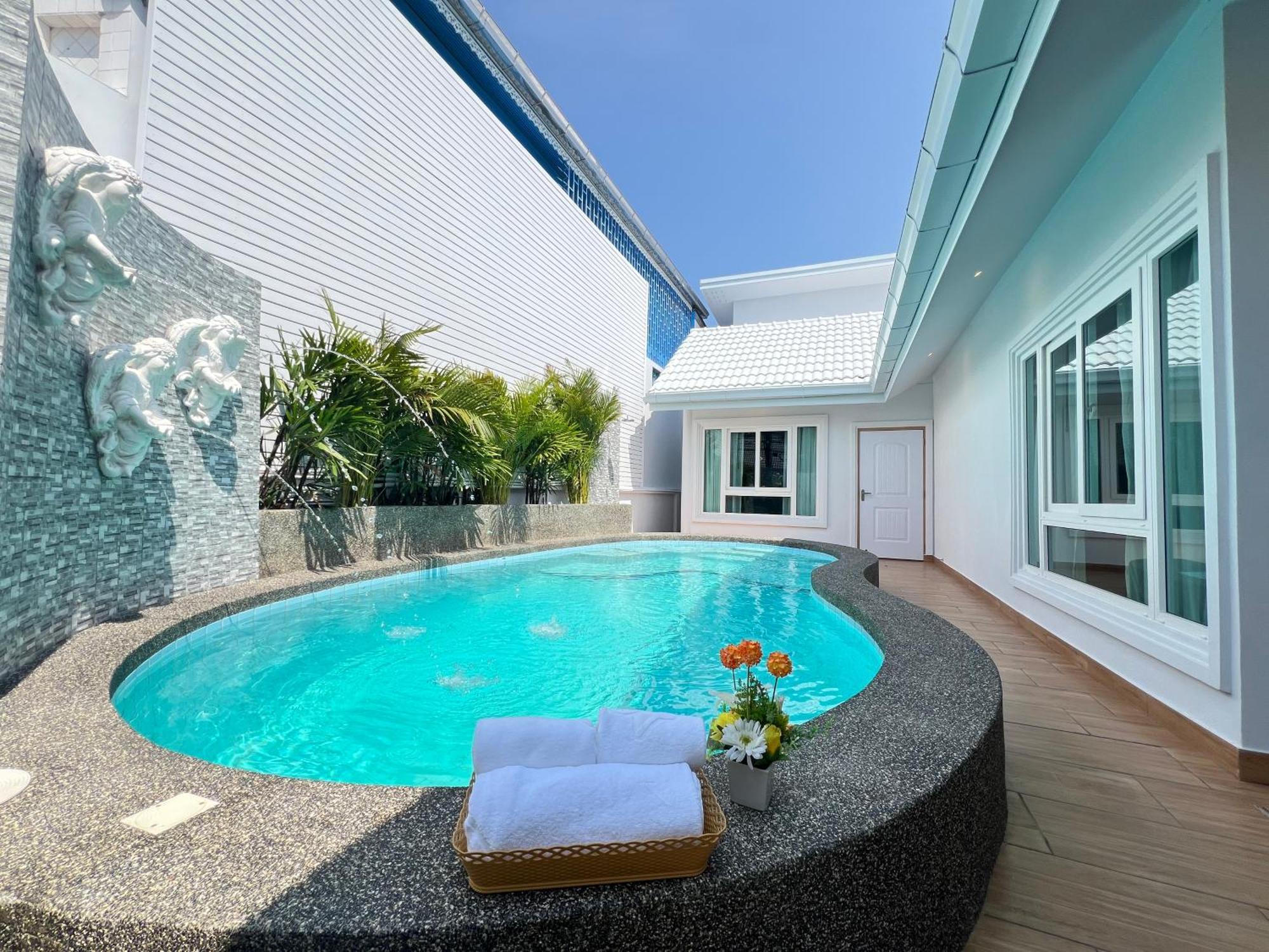 Villa Modern Private Pool Villa,walking Street 10min,city-house 171b