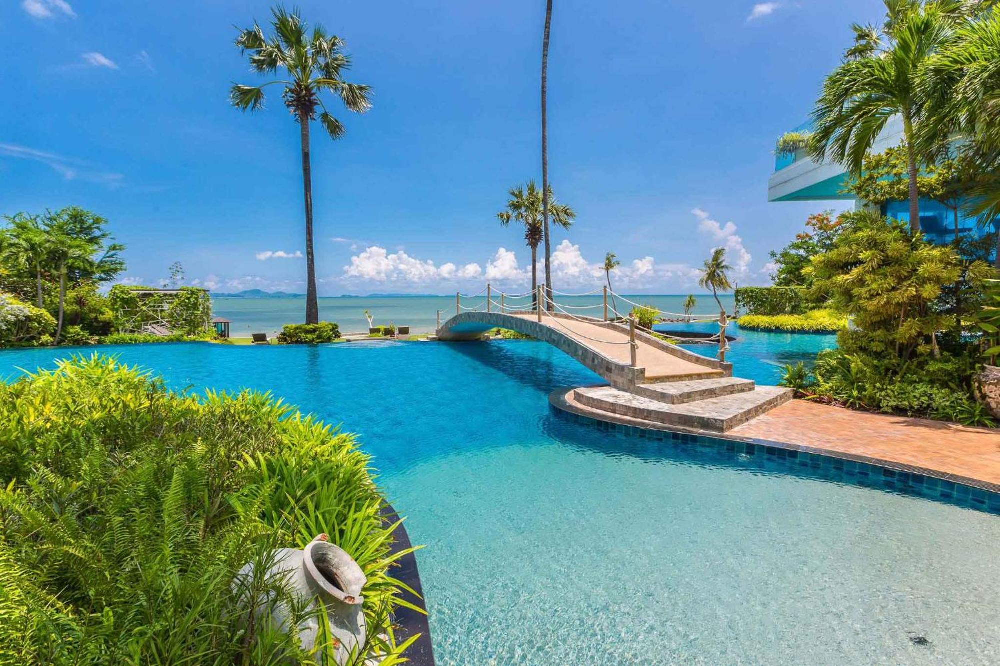 Seaview - The Palm Wongamat - Beachfront 19 Floor * Pattaya