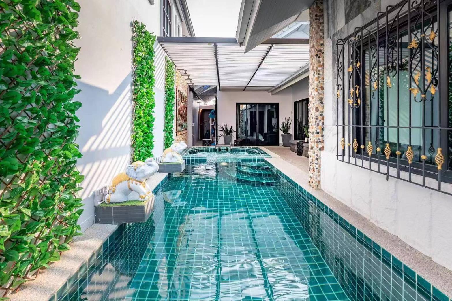 Villa Luxury Thai Style Pool In Downtown Pattaya, Close To Walking Street