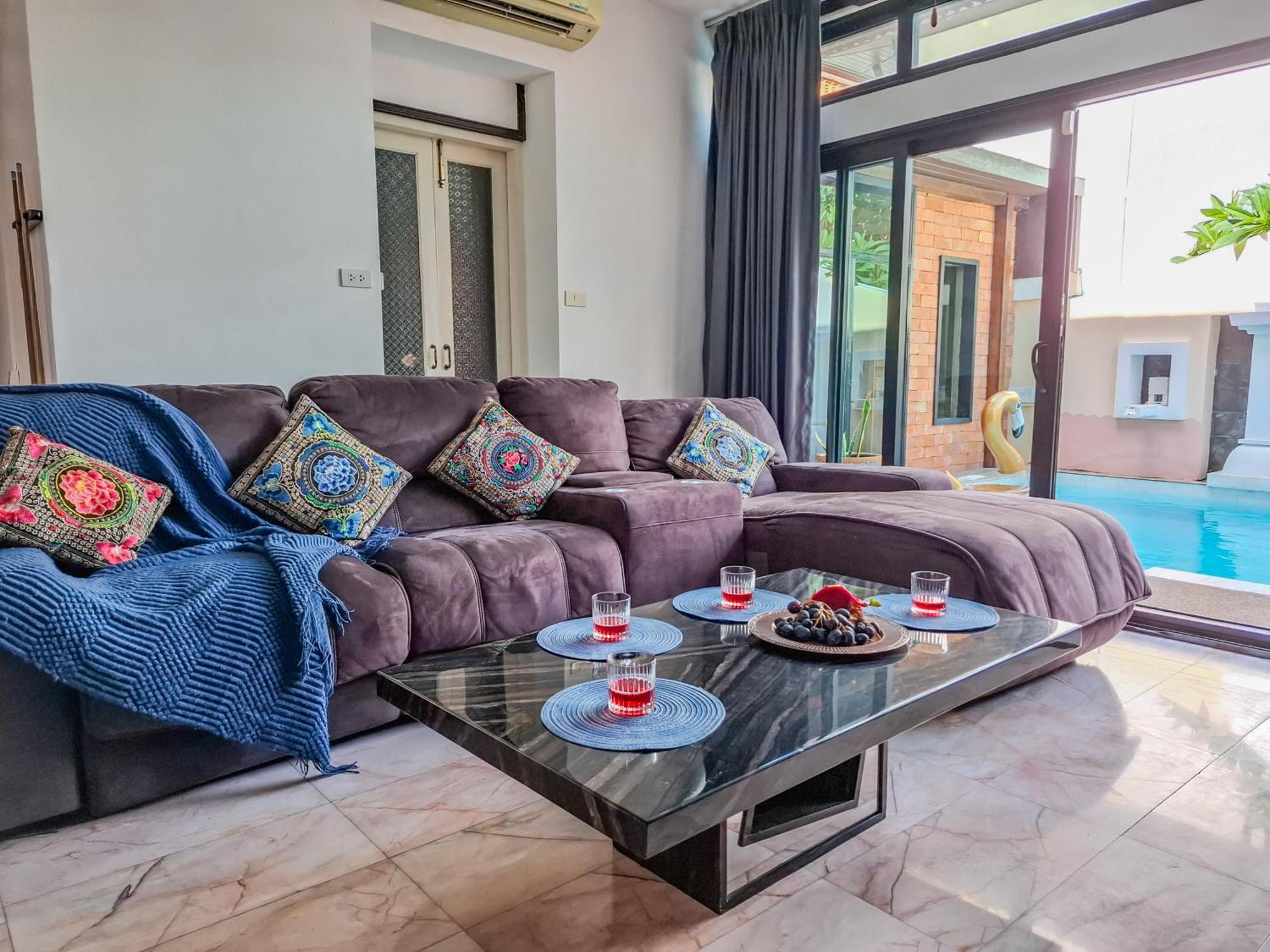 Thabali Oasis:3bhk Private Pool + Sauna Villa *