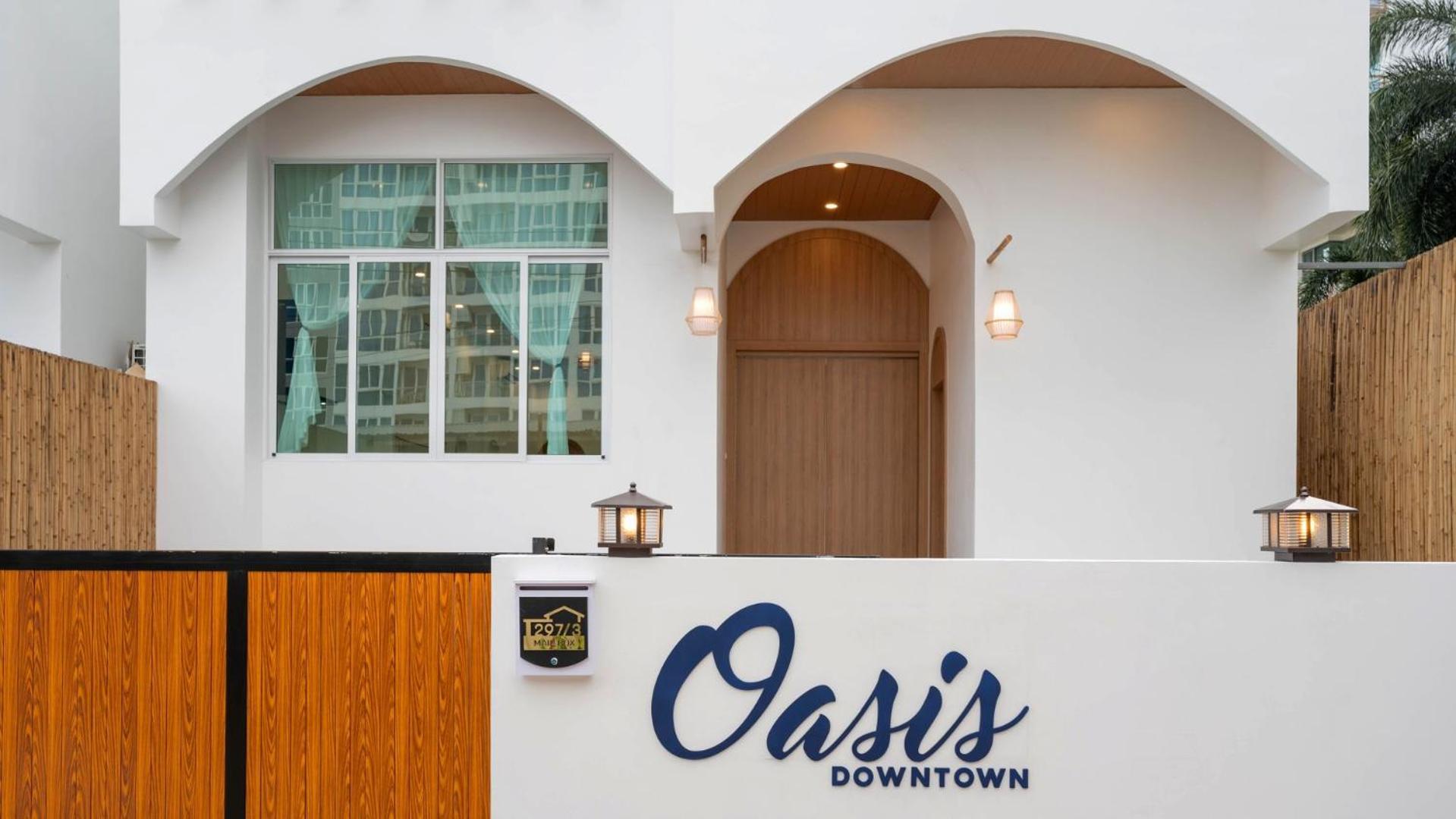 Downtown Oasis 芭提雅市中心独栋泳池别墅 A 5卧6卫 Ktv Bbq 芭提雅海滩步行街500m Villa