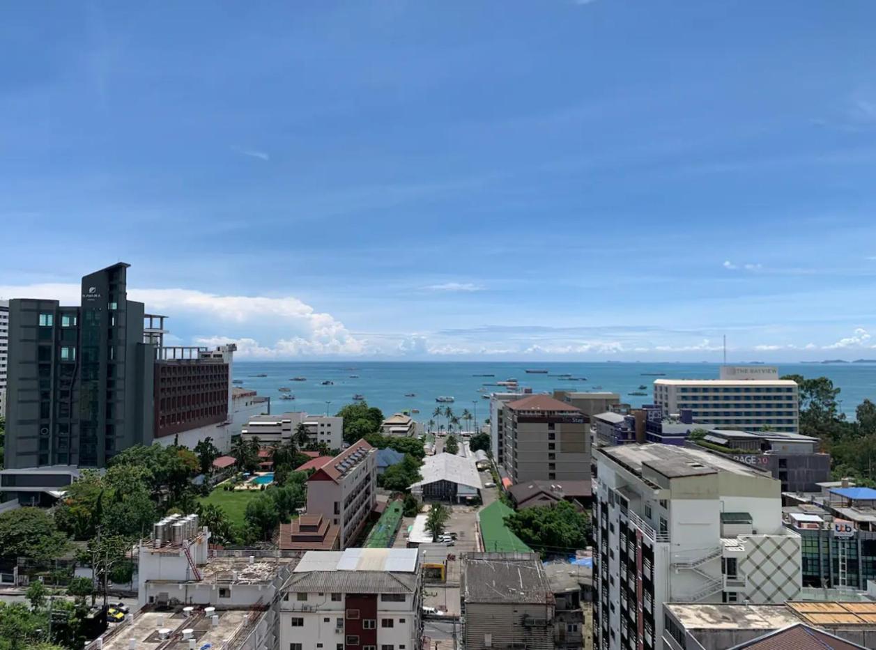 芭提雅市中心海景双卧室 步行街酒吧商场海滩步行几分钟可到 Pattaya