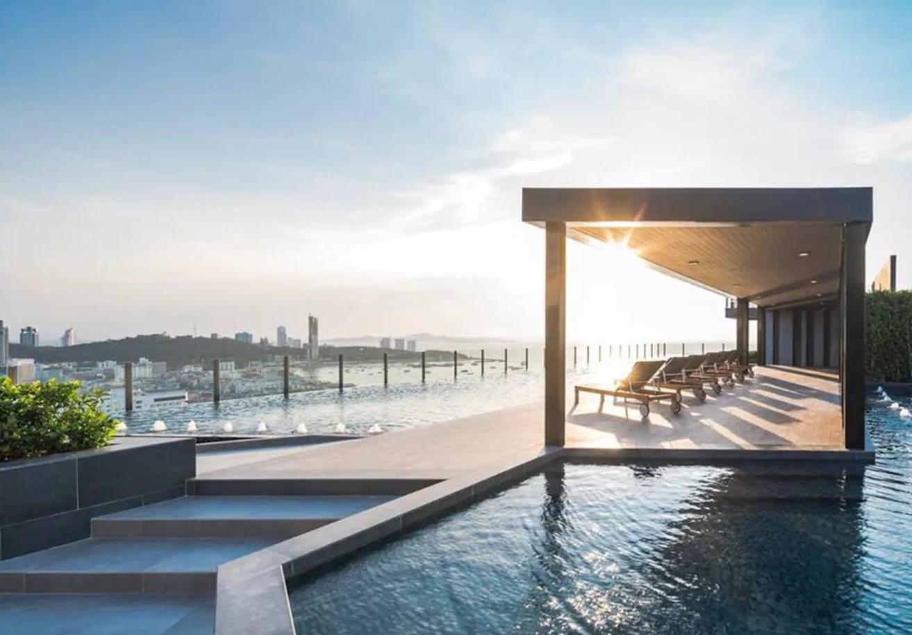 Apartment 芭提雅市中心海景双卧室 步行街酒吧商场海滩步行几分钟可到 *