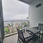 芭提雅市中心海景双卧室 步行街酒吧商场海滩步行几分钟可到
