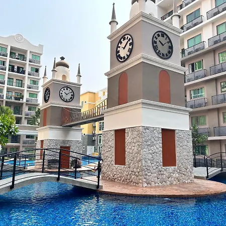 Apartment 超大泳池景观房 市中心区域 离步行街5分钟near Walking Street Pattaya